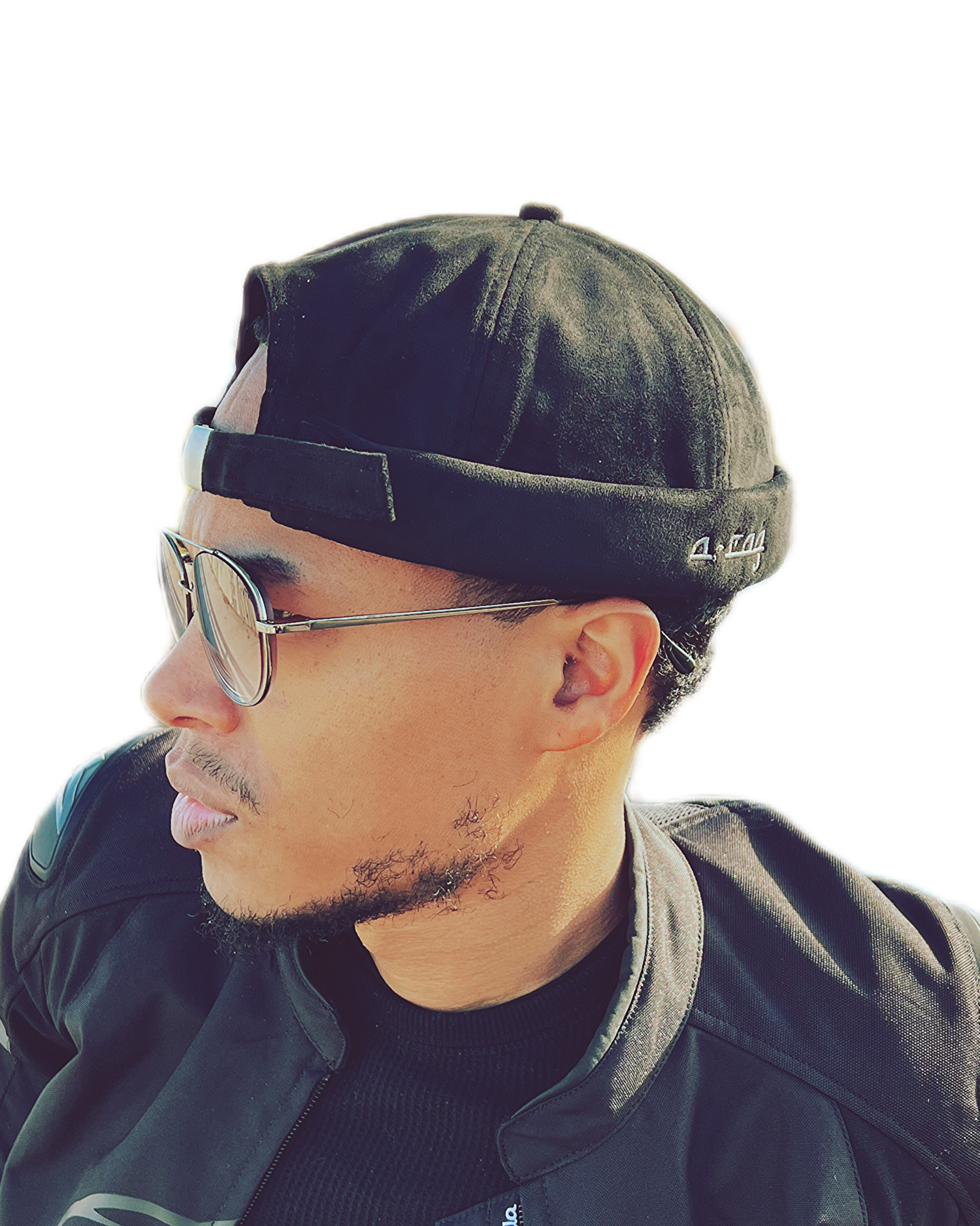 The Suede Skully A-rag (Black)