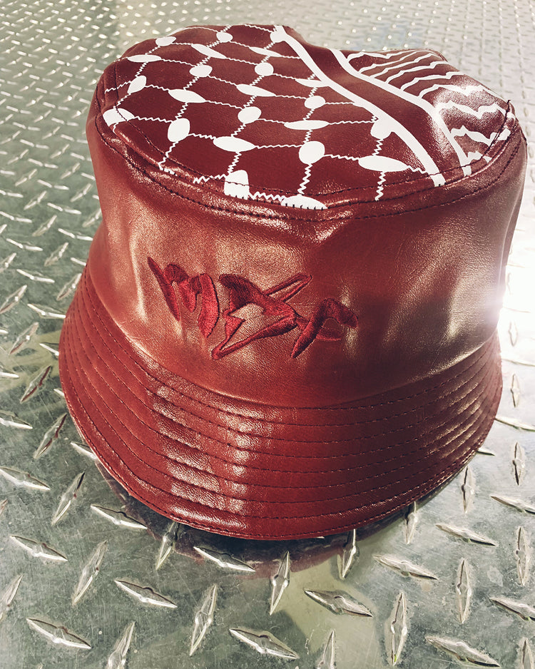 The Burgundy Bucket Hat (collab)