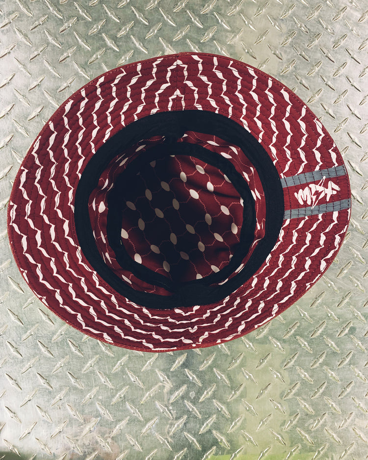 The Burgundy Bucket Hat (collab)
