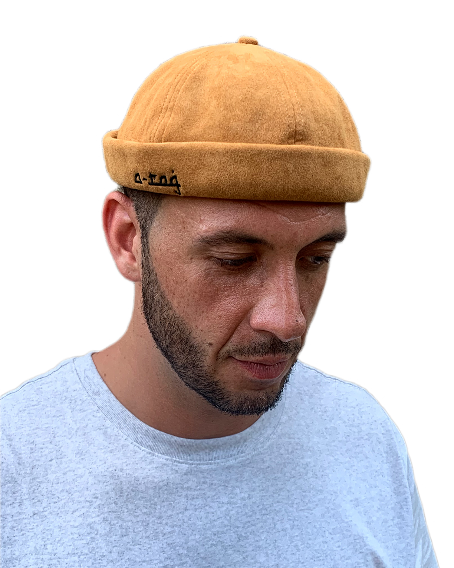 The Suede Skully A-rag (Khaki Brown)