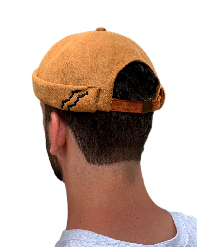 The Suede Skully A-rag (Khaki Brown)