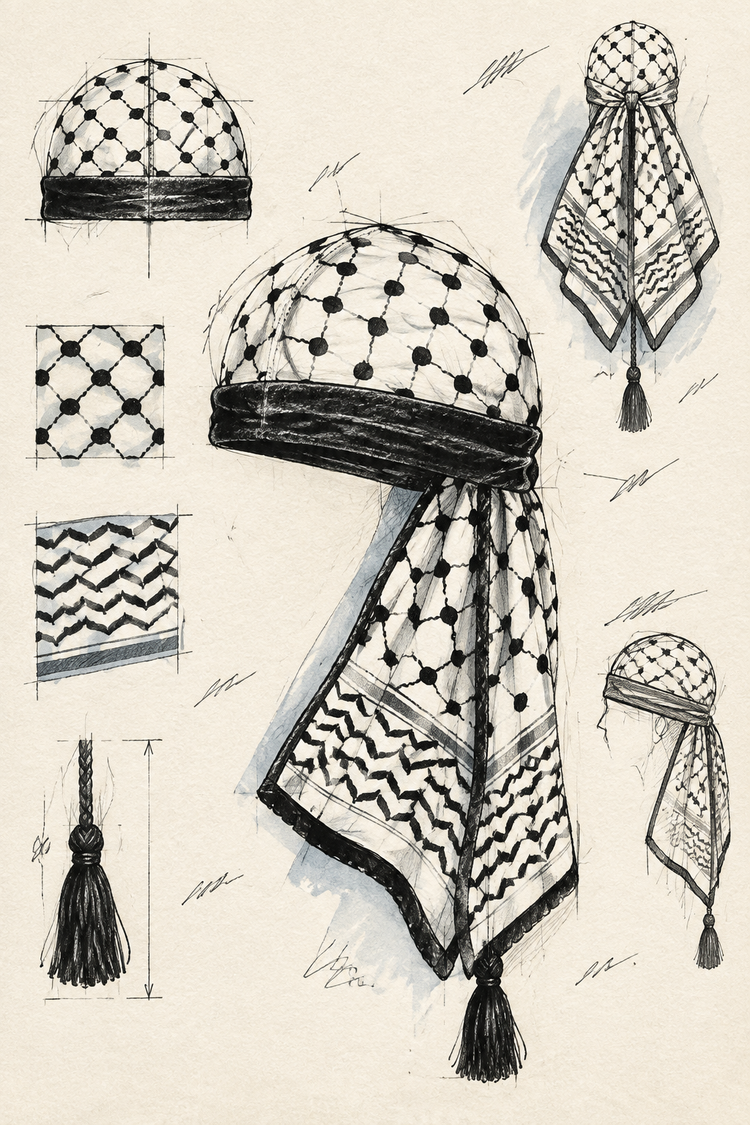Original hand drawing for The Classic A-rag