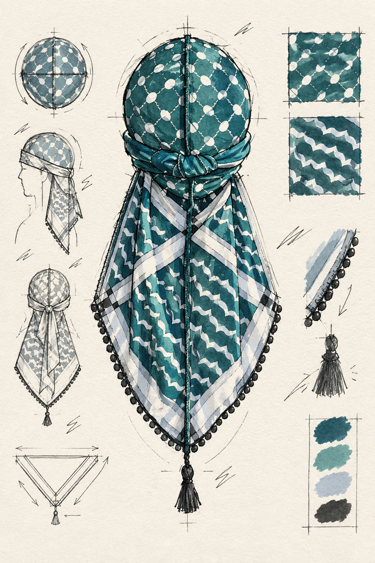 Original hand drawing for The Philastan A-rag