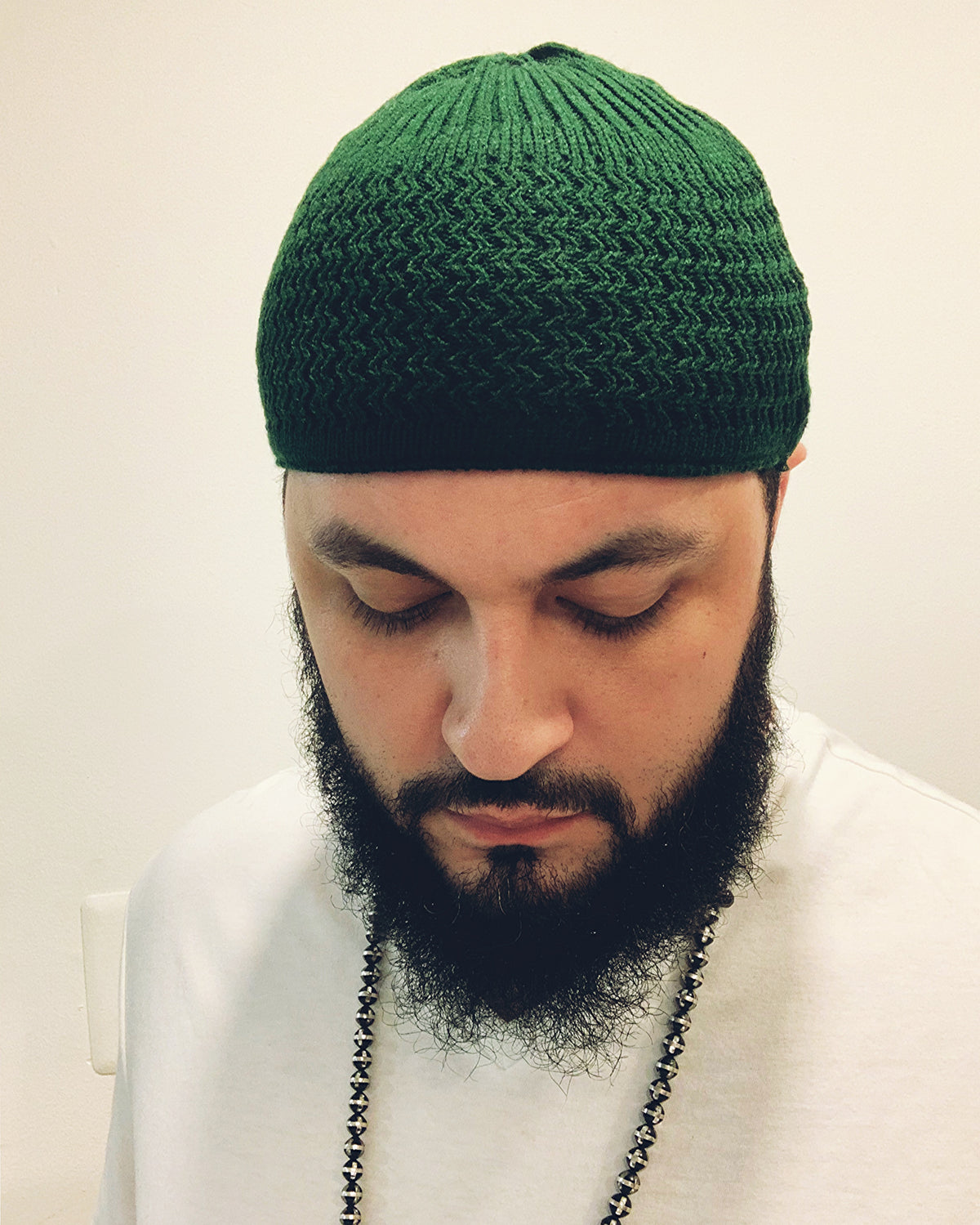 The Medina Green Kufi Kap