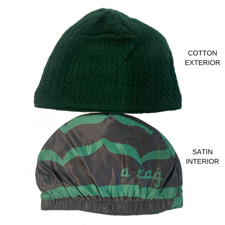 The Medina Green Kufi Kap
